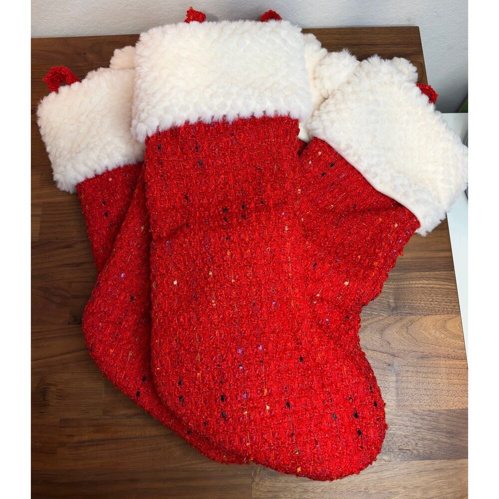 Lot of 5 Christmas stockings